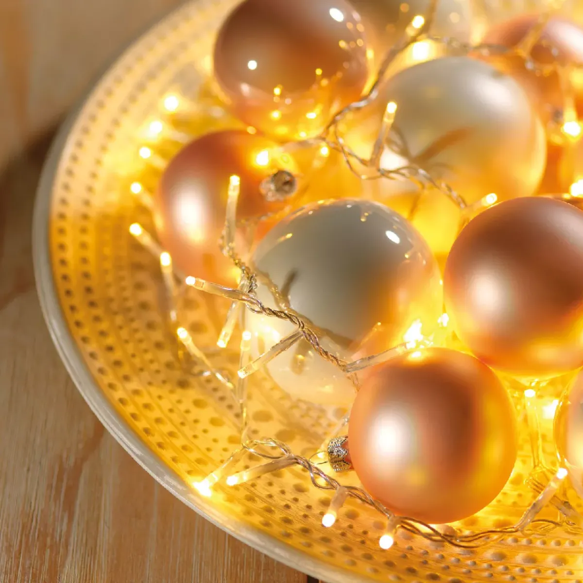 EMINZA Guilande Di Luci Grande Lunghezza|Ghirlande Di Luci-Ghirlanda di luci 34 m 1500 LED cavo trasparente NewLuxe Bianco caldo
