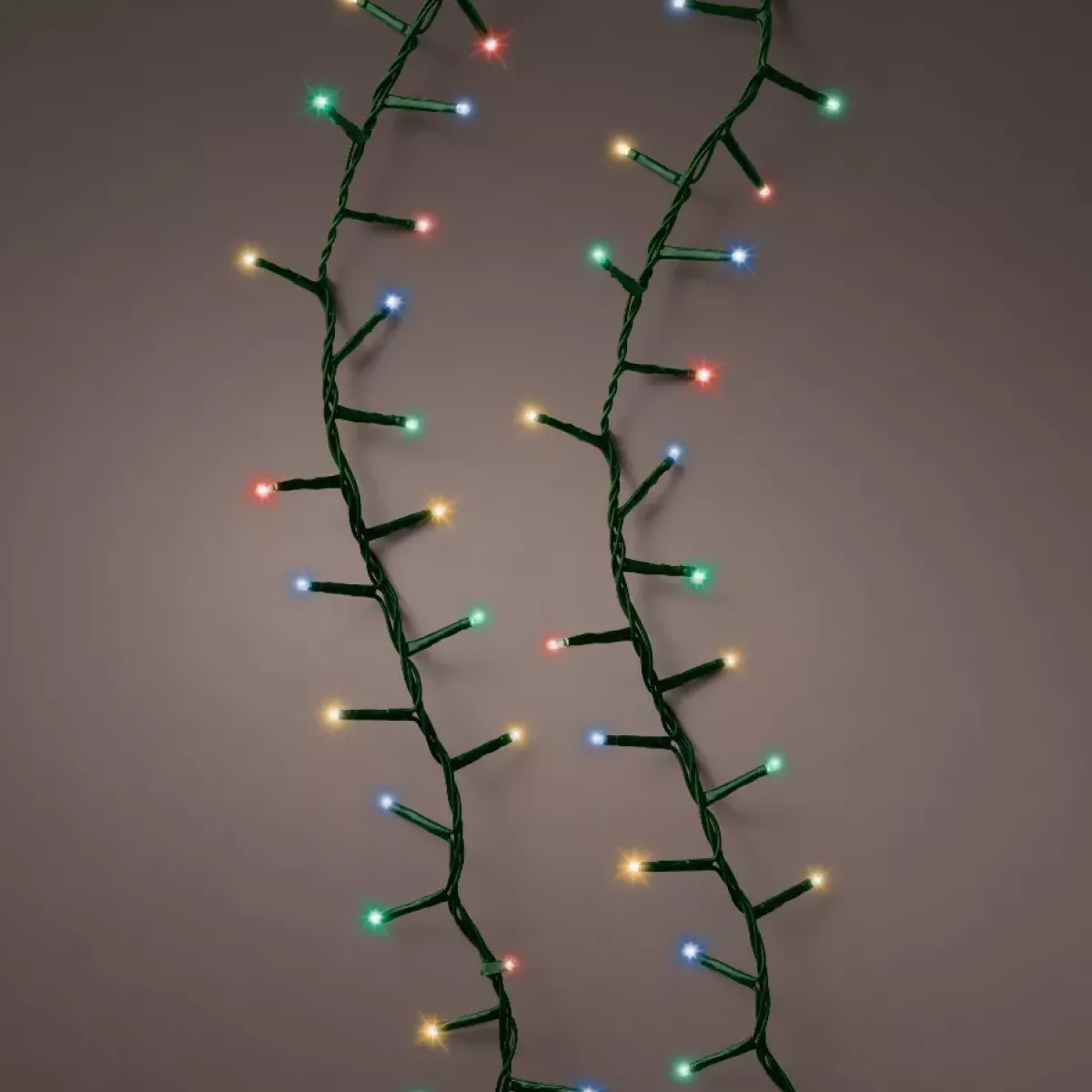 EMINZA Guilande Di Luci Grande Lunghezza|Ghirlande Di Luci-Ghirlanda di luci 45 m 2000 LED cavo verde NewLuxe Multicolor