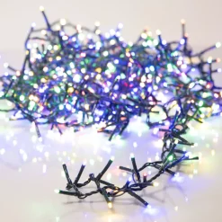 EMINZA Guilande Di Luci Grande Lunghezza|Ghirlande Di Luci-Ghirlanda di luci 45 m 2000 LED cavo verde NewLuxe Multicolor