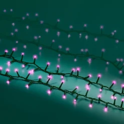 KAEMINGK Ghirlande Di Luci-Ghirlanda di luci 11 m 500 LED cavo verde NewLuxe Rosa