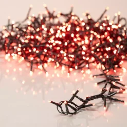 KAEMINGK Ghirlande Di Luci-Ghirlanda di luci 11 m 500 LED cavo verde NewLuxe Rosso
