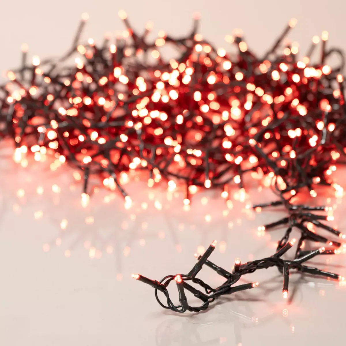 KAEMINGK Ghirlande Di Luci-Ghirlanda di luci 11 m 500 LED cavo verde NewLuxe Rosso