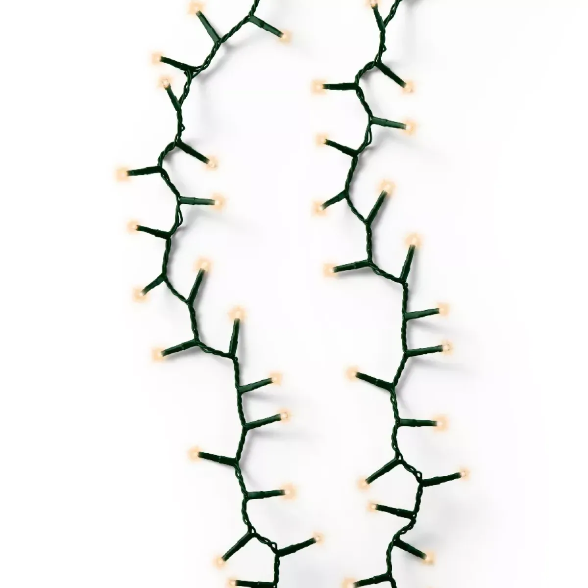 EMINZA Guilande Di Luci Grande Lunghezza|Ghirlande Di Luci-Ghirlanda di luci 60 m 3000 LED cavo verde NewLuxe Bianco caldo dorato