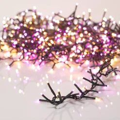KAEMINGK Ghirlande Di Luci-Ghirlanda di luci 16 m 750 LED cavo verde NewLuxe Bicolor Rosa/bianco