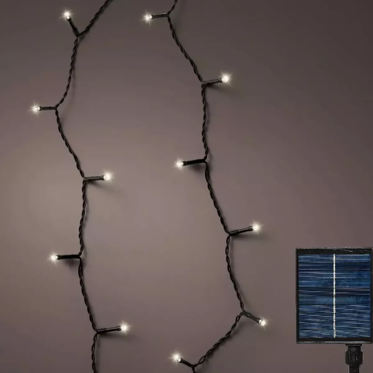 KAEMINGK Ghirlande Di Luci-Ghirlanda di luci Solare ricaricabile 18 m 240 LED
