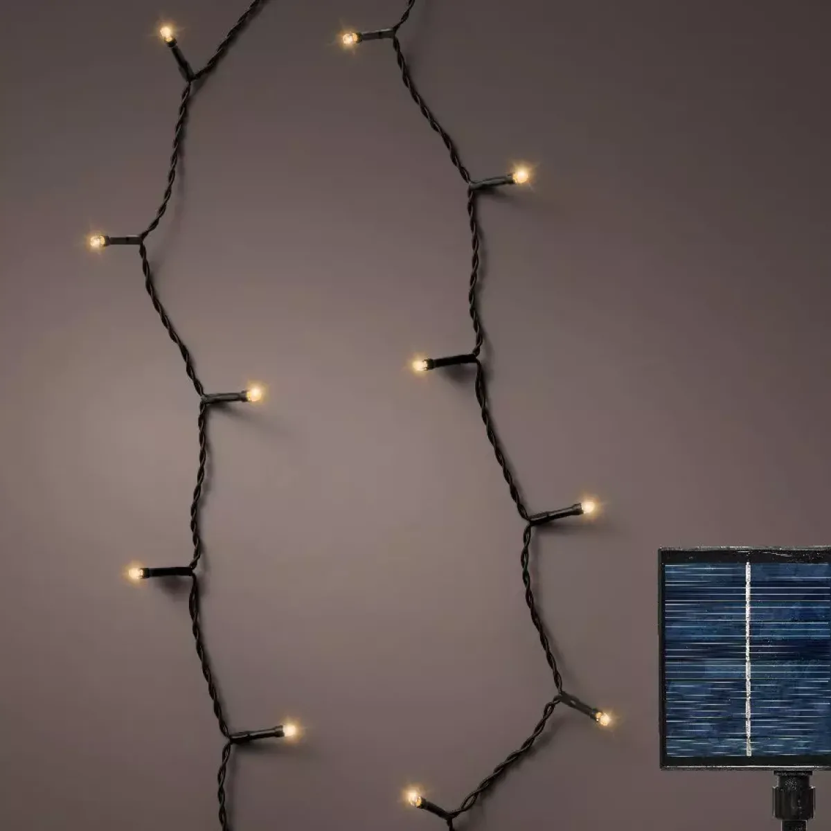 KAEMINGK Ghirlande Di Luci-Ghirlanda di luci Solare ricaricabile 18 m 240 LED
