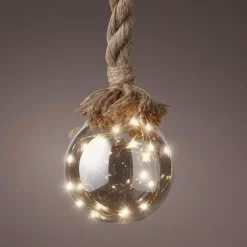 KAEMINGK Decorazioni E Oggetti Natalizi|Oggetti Decorativi E Illuminati-Ghirlanda luminosa a pile 30 LED (14 cm) Bianco caldo