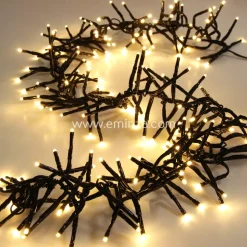 KOOPMAN Ghirlande Di Luci-Ghirlanda luminosa Boa 11 m Bianco caldo 1512 LED CN