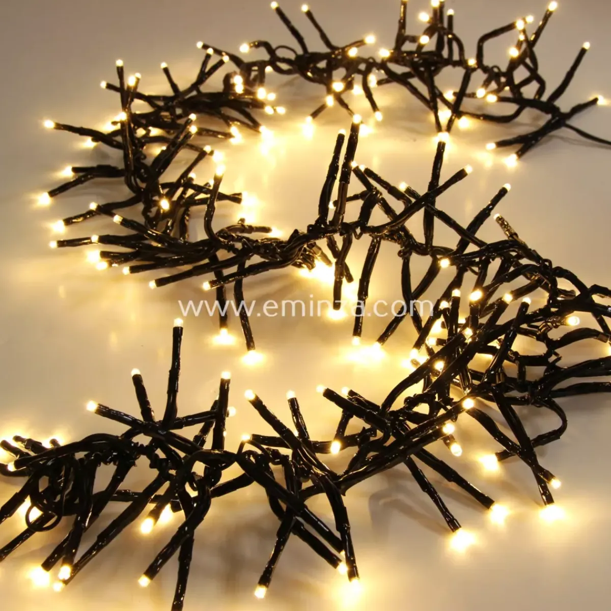 KOOPMAN Ghirlande Di Luci-Ghirlanda luminosa Boa 11 m Bianco caldo 1512 LED CN