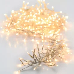 KOOPMAN Ghirlande Di Luci-Ghirlanda luminosa Boa 11 m Bianco caldo 1512 LED CT