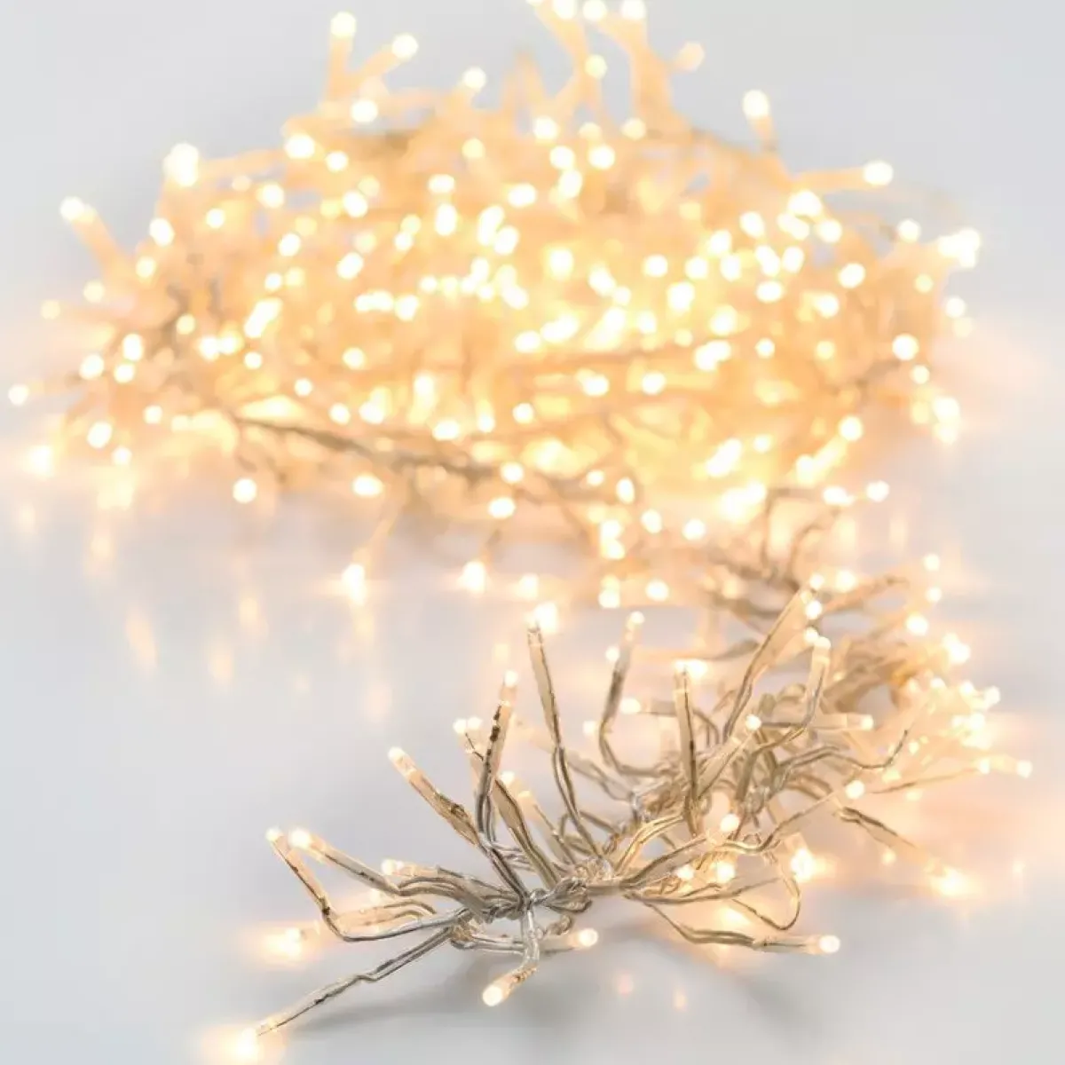 KOOPMAN Ghirlande Di Luci-Ghirlanda luminosa Boa 11 m Bianco caldo 1512 LED CT