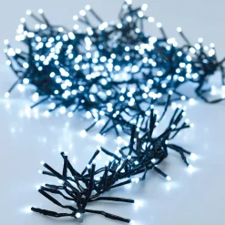 KOOPMAN Ghirlande Di Luci-Ghirlanda luminosa Boa 11 m Bianco freddo 1512 LED CN