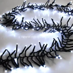 KOOPMAN Ghirlande Di Luci-Ghirlanda luminosa Boa 5,60 m Bianco freddo 768 LED CN