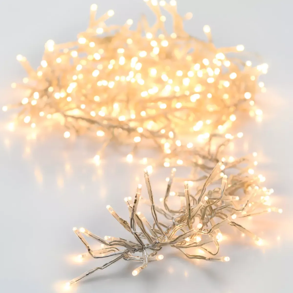 KOOPMAN Guilande Di Luci Grande Lunghezza|Ghirlande Di Luci-Ghirlanda luminosa Boa 21,80 m Bianco caldo 3000 LED CT
