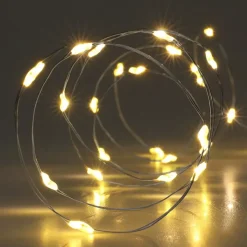 KOOPMAN Ghirlande Di Luci-Ghirlanda luminosa 195 cm 40 micro LED a pile