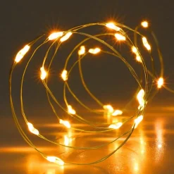 KOOPMAN Ghirlande Di Luci-Ghirlanda luminosa 195 cm Micro 40 LED a pile