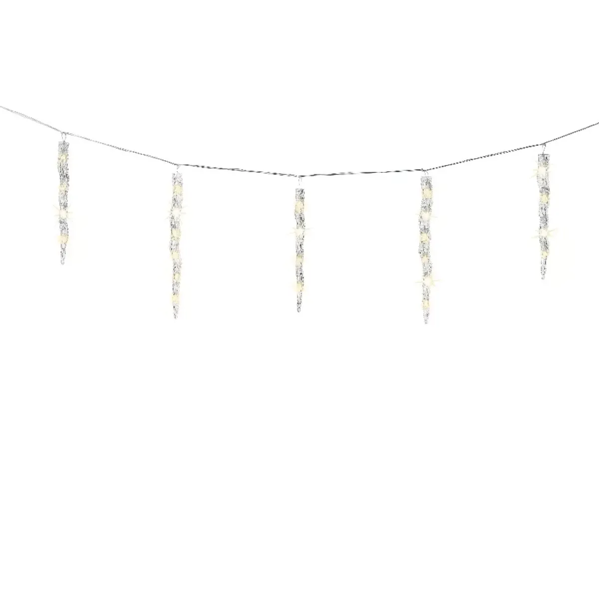 KAEMINGK Ghirlande Di Luci-Ghirlanda luminosa collegabile 3,60 m 60 LED Ghiaccioli effetto Flash