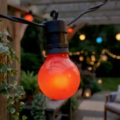 #N/A Luci Per Esterno-Ghirlanda luminosa collegabile giardino 9,5 m 20 LED Guinguette Garden