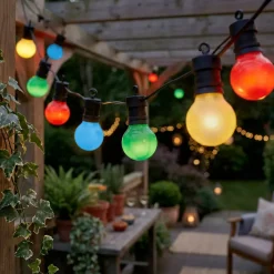 #N/A Luci Per Esterno-Ghirlanda luminosa collegabile giardino 9,5 m 20 LED Guinguette Garden
