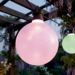 KAEMINGK Luci Per Esterno-Ghirlanda luminosa da giardino collegabile 10 LED (4,5 m) Garden fiesta