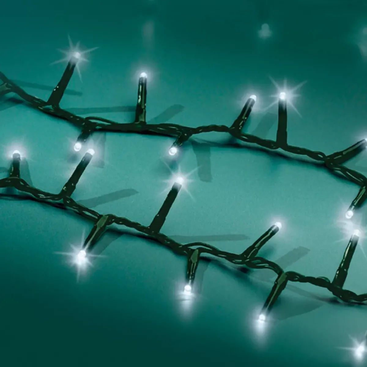 KAEMINGK Ghirlande Di Luci-Ghirlanda luminosa Lusso 7,50 m Bianco freddo 350 LED CV