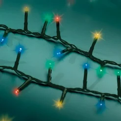 EMINZA Guilande Di Luci Grande Lunghezza|Ghirlande Di Luci-Ghirlanda luminosa Lusso 34 m Multicolore 1500 LED CV