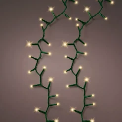KAEMINGK Ghirlande Di Luci-Ghirlanda luminosa 16 m 750 LED cavo verde Luxe Bianco caldo Champagne