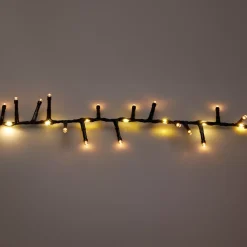 KOOPMAN Ghirlande Di Luci-Ghirlanda luminosa 15 m 1060 LED cavo nero effetto cascata