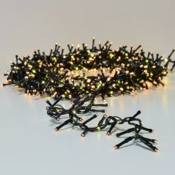 KOOPMAN Ghirlande Di Luci-Ghirlanda luminosa 15 m 1060 LED cavo nero effetto cascata