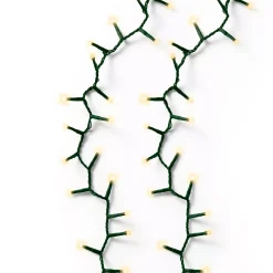 KAEMINGK Ghirlande Di Luci-Ghirlanda luminosa 11 m 500 LED cavo verde Luxe Bianco caldo Champagne