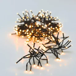 KOOPMAN Ghirlande Di Luci-Ghirlanda luminosa 5,50 m 768 LED cavo nero Boa Bianco extra caldo