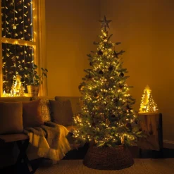 KAEMINGK Ghirlande Di Luci-Ghirlanda luminosa 18 m 1440 Micro LED cavo nero Luxe Bianco caldo