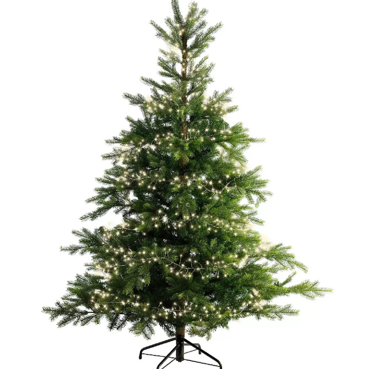KAEMINGK Ghirlande Di Luci-Ghirlanda luminosa 18 m 1440 Micro LED cavo argento Luxe Bianco caldo