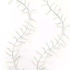 KAEMINGK Ghirlande Di Luci-Ghirlanda luminosa 6 m 480 Micro LED cavo argento Luxe Bianco caldo