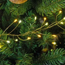 KAEMINGK Ghirlande Di Luci-Ghirlanda luminosa 12 m 960 Micro LED cavo oro Luxe bicolore Bianco caldo e freddo