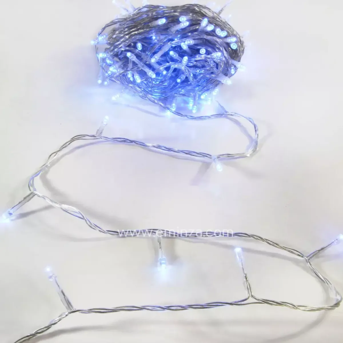 Feeric Lights & Christmas Guilande Di Luci Grande Lunghezza|Ghirlande Di Luci-Ghirlanda luminosa Timer 30 m Blu 300 LED CT