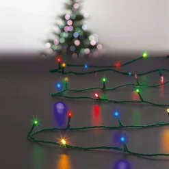 Feeric Lights & Christmas Ghirlande Di Luci-Ghirlanda luminosa Timer 10 m Multicolore 100 LED CV