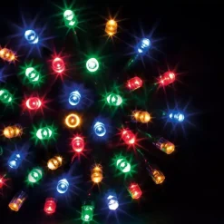 Feeric Lights & Christmas Ghirlande Di Luci-Ghirlanda luminosa Timer 10 m Multicolore 100 LED CV