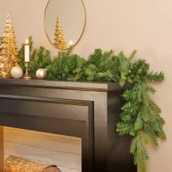 EMINZA Alberi Di Natale Grande Dimensione|Ghirlanda In Abete Artificiale-Ghirlanda per albero di Natale (280 cm - D8) Glorious Verde abete