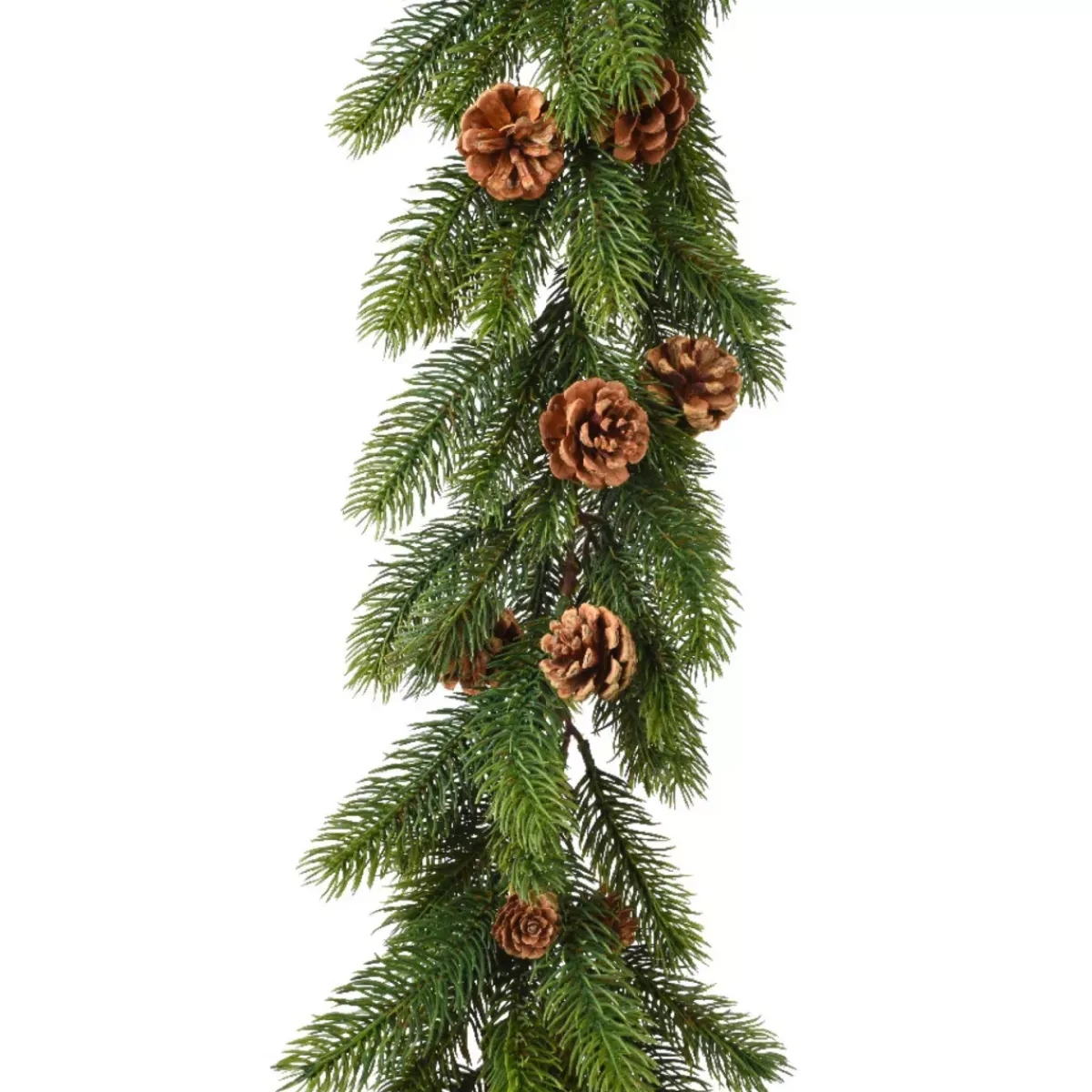KAEMINGK Ghirlanda In Abete Artificiale-Ghirlanda per albero di Natale (180 cm) Eagle Montain Verde abete
