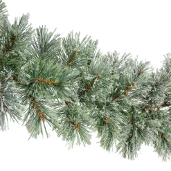 KAEMINGK Ghirlanda In Abete Artificiale|Alberi Di Natale Grande Dimensione-Ghirlanda per albero di Natale (270 - D25 cm) Bromley Verde innevato