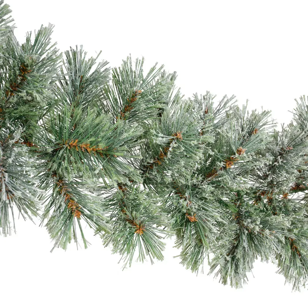KAEMINGK Ghirlanda In Abete Artificiale|Alberi Di Natale Grande Dimensione-Ghirlanda per albero di Natale (270 - D25 cm) Bromley Verde innevato