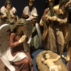 EMINZA Presepi, Statuine Grande Dimensioni|Statuine Presepe-Gli 11 grandi santoni (Alt 94 cm)