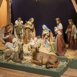 EMINZA Presepi, Statuine Grande Dimensioni|Statuine Presepe-Gli 11 grandi santoni (Alt 94 cm)