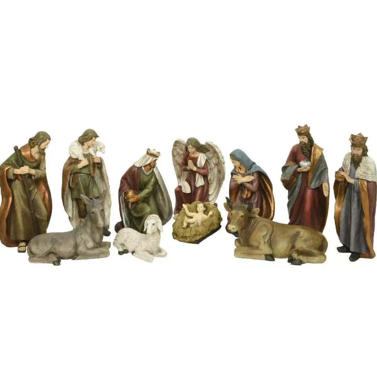 EMINZA Presepi, Statuine Grande Dimensioni|Statuine Presepe-Gli 11 grandi santoni (Alt 94 cm)