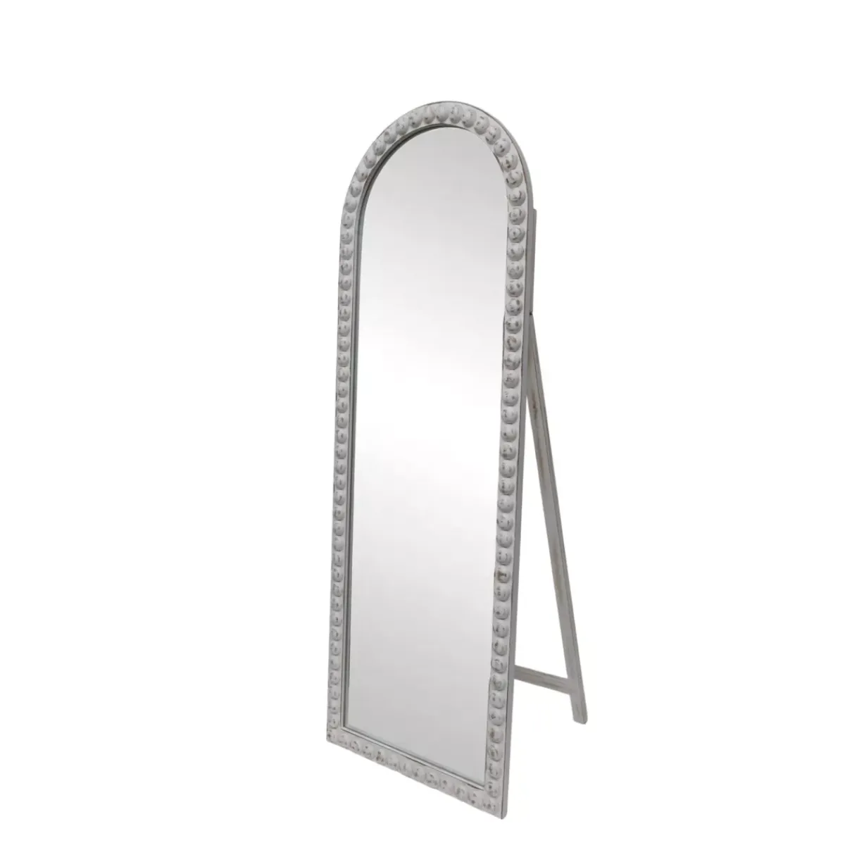 EMINZA Specchi-Grande specchio da appoggiare con cornice in legno (174 cm) Saguara