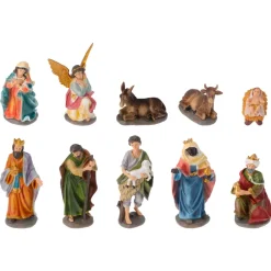 KOOPMAN Statuine Presepe-I 10 pastori (Altezza 19 cm) di Colette