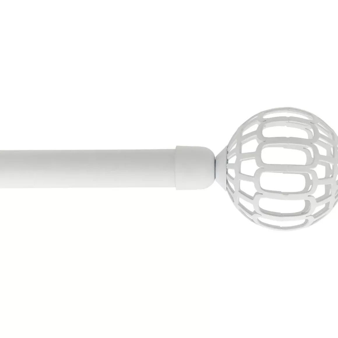 Kit asta per tenda estensibile (L120 - L210 cm / D19 mm) Facette Bianco opaco