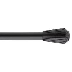 Kit asta tenda estensibile (L120 - 210 cm / D19 mm) Pisa Nero opaco