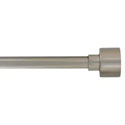 Kit asta tenda estensibile (L120 - L210 cm / D19 mm) Palermo Argento